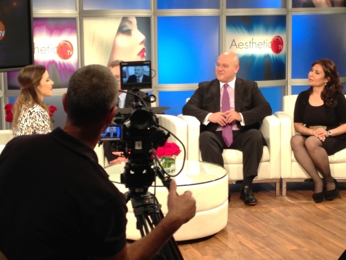 Taping at THE Aesthetic Show on Injectables in Las Vegas.